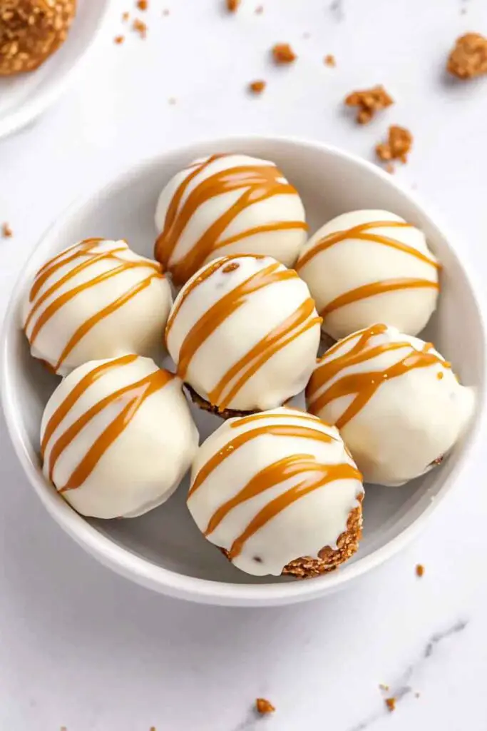 No Bake Biscoff Cookie Truffles