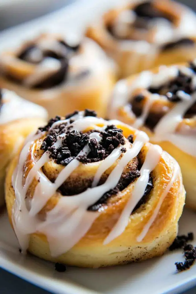 Ingredients for Oreo Stuffed Cinnamon Rolls