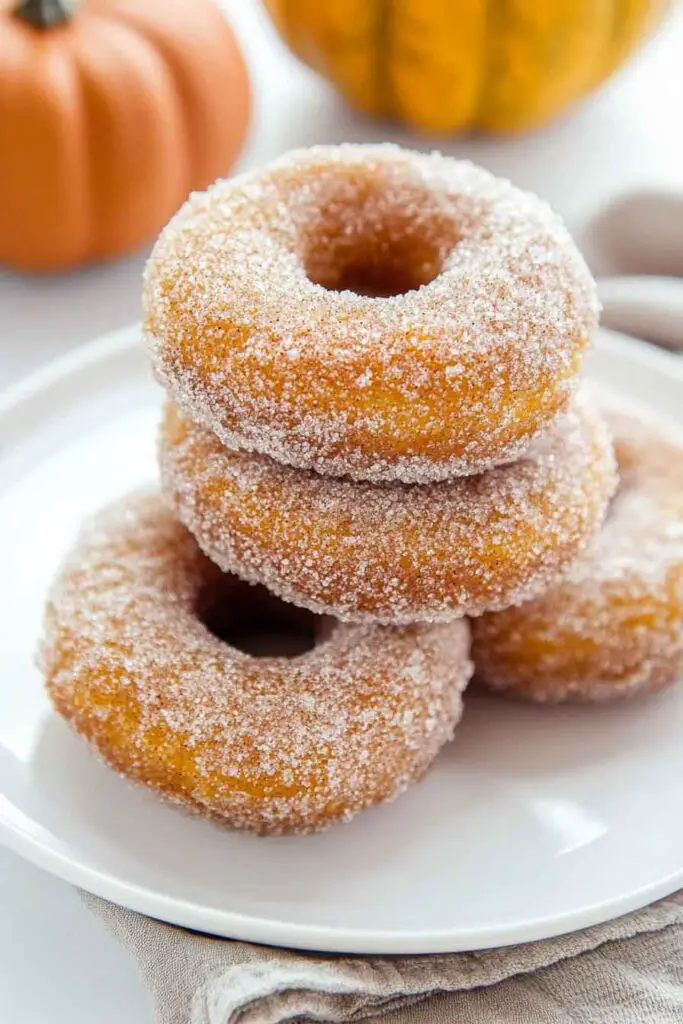 How to Make Pumpkin Cinnamon Sugar Donuts 