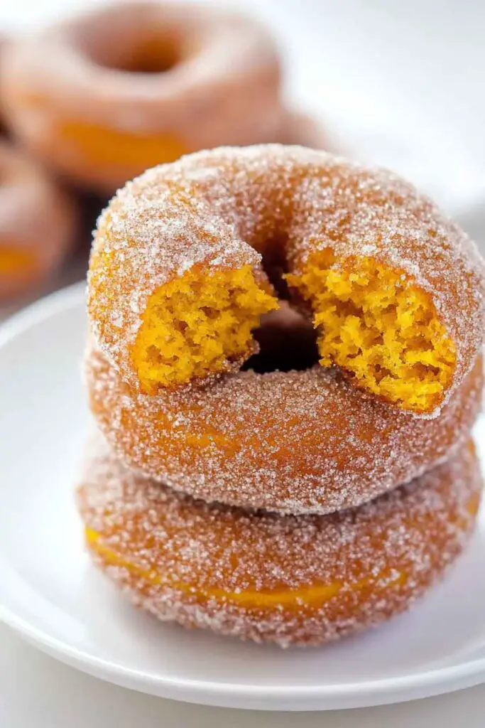 Ingredients for Pumpkin Cinnamon Sugar Donuts