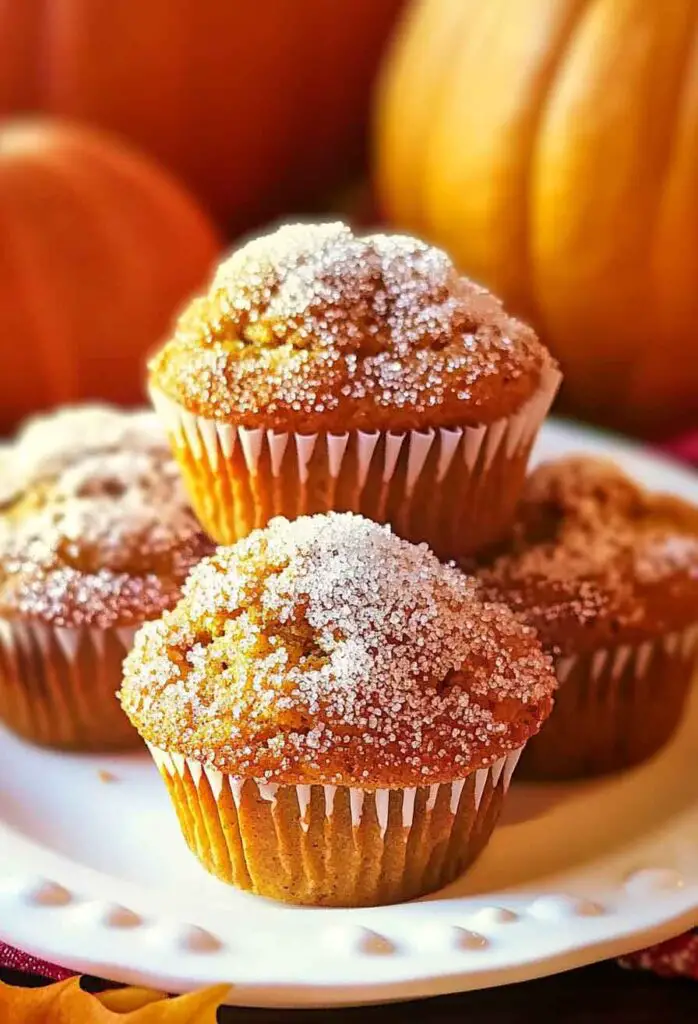 Pumpkin Spice Doughnut Hole Muffins