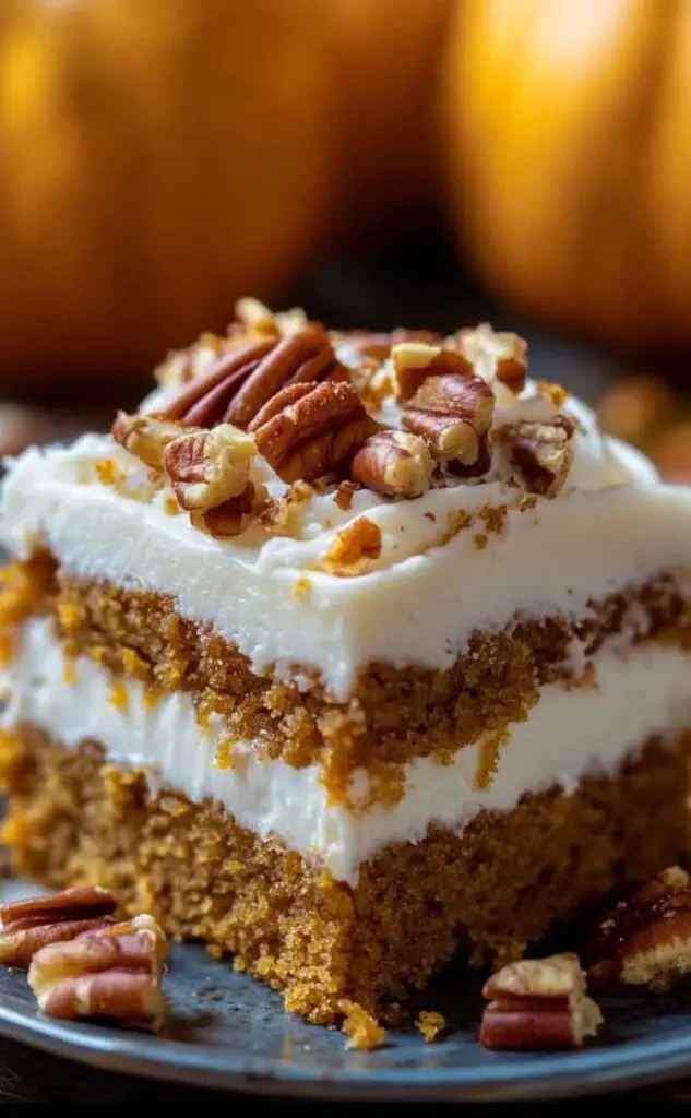 Pumpkin Spice Poke Cake