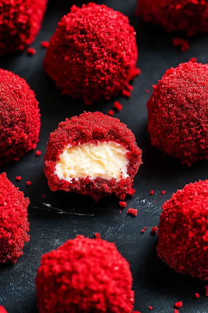 Red Velvet Cheesecake Bites