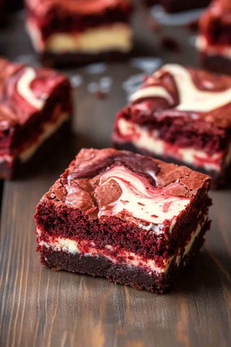 Red Velvet Cheesecake Brownies