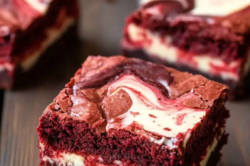 Red Velvet Cheesecake Brownies