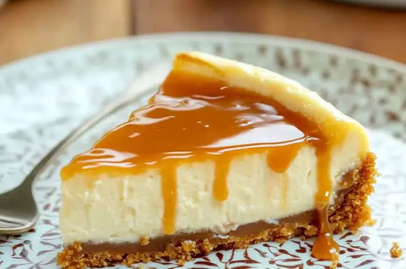 Salted Caramel Pretzel Cheesecake