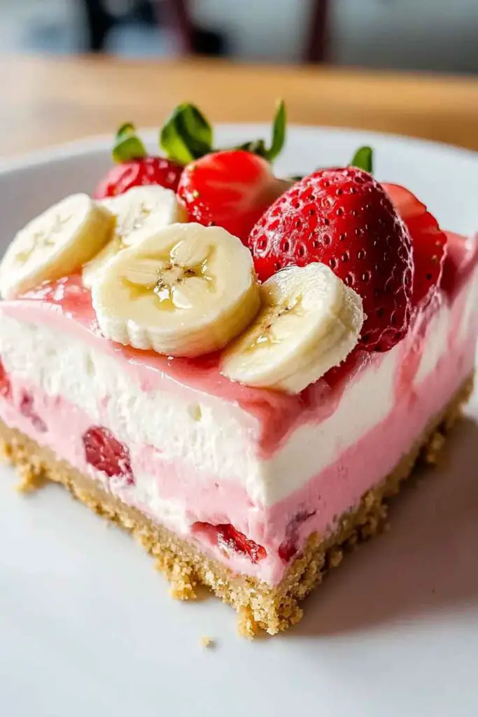 How to Make Strawberry Banana Delight Cheesecake