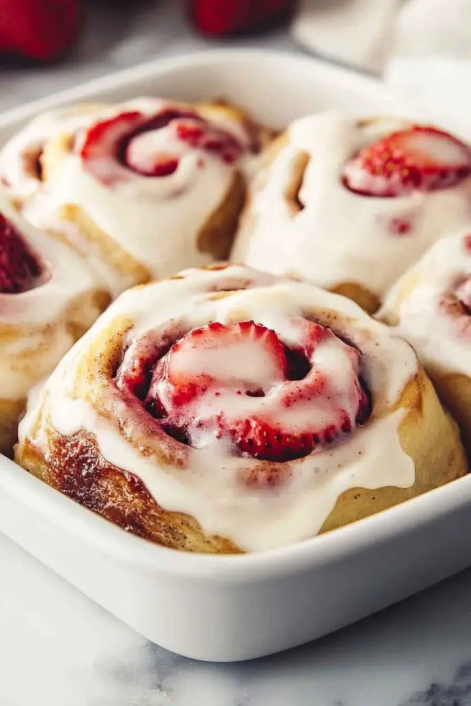 How to Make Strawberry Cheesecake Cinnamon Rolls