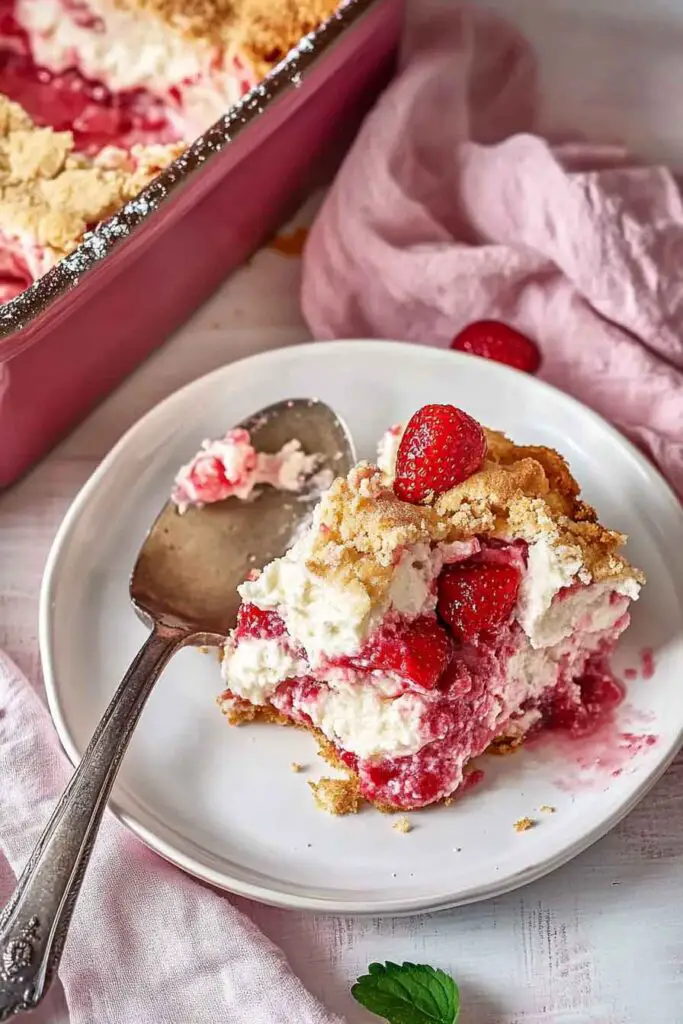 Ingredients for Strawberry Cheesecake Dump Cake