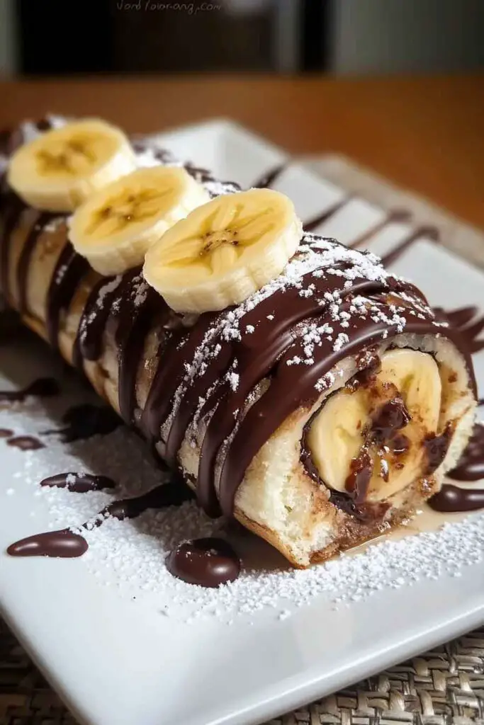 How to Make Banana Chocolate Heaven Roll