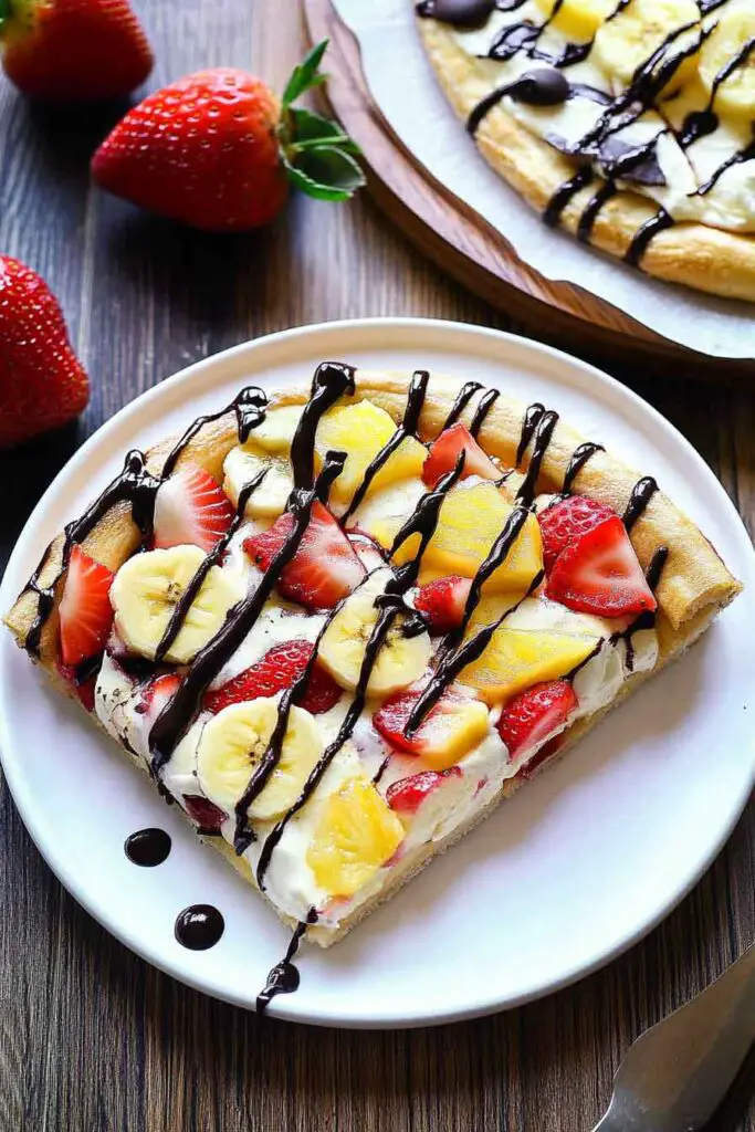 Banana Split Fruit Pizza