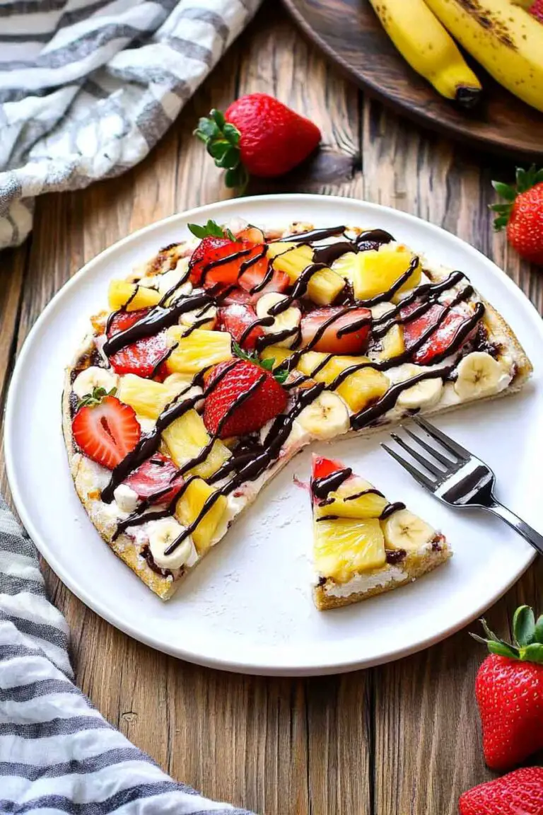 Banana Split Fruit Pizza