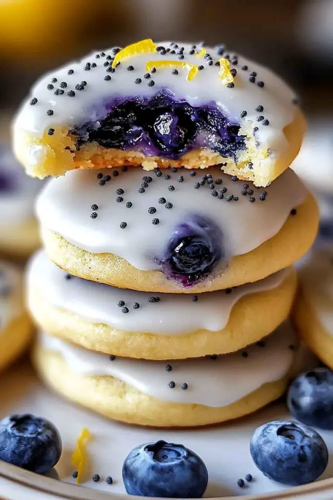 How to Make Blueberry Lemon Frost Cookies
