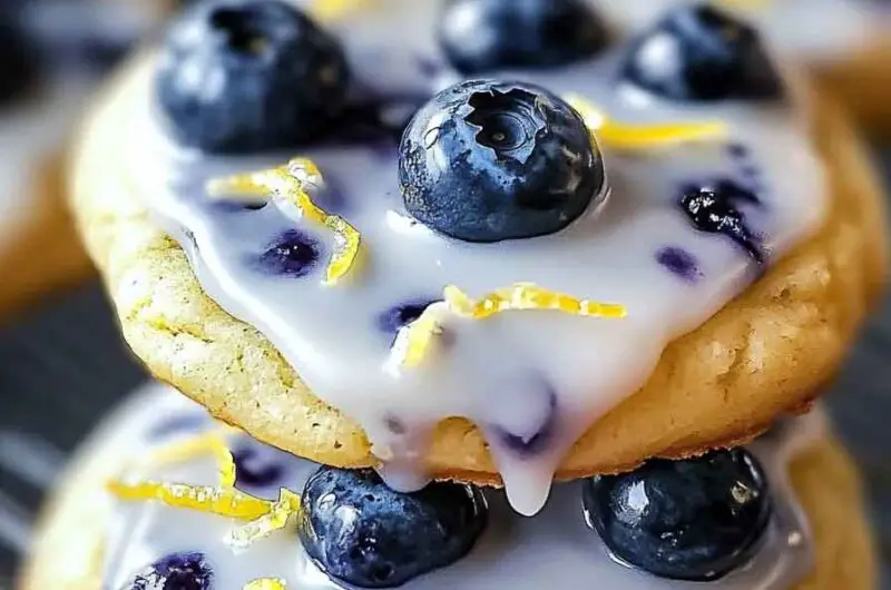 Blueberry Lemon Frost Cookies