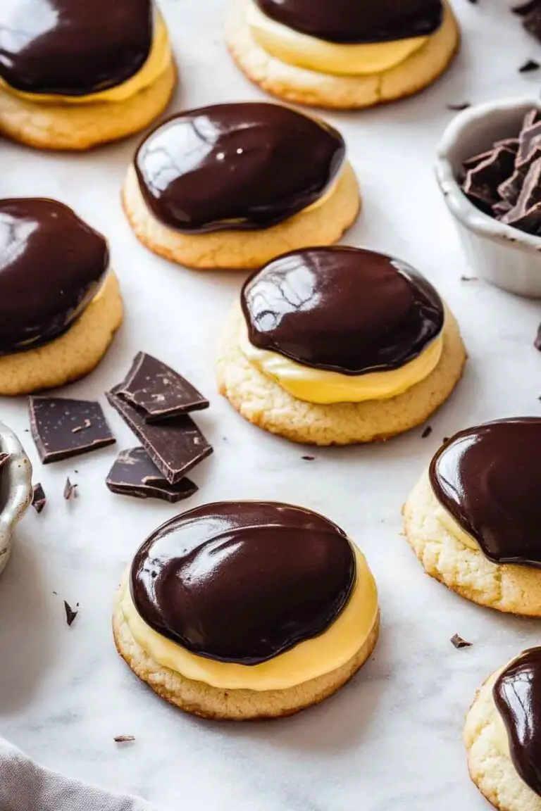 Boston Cream Pie Cookies