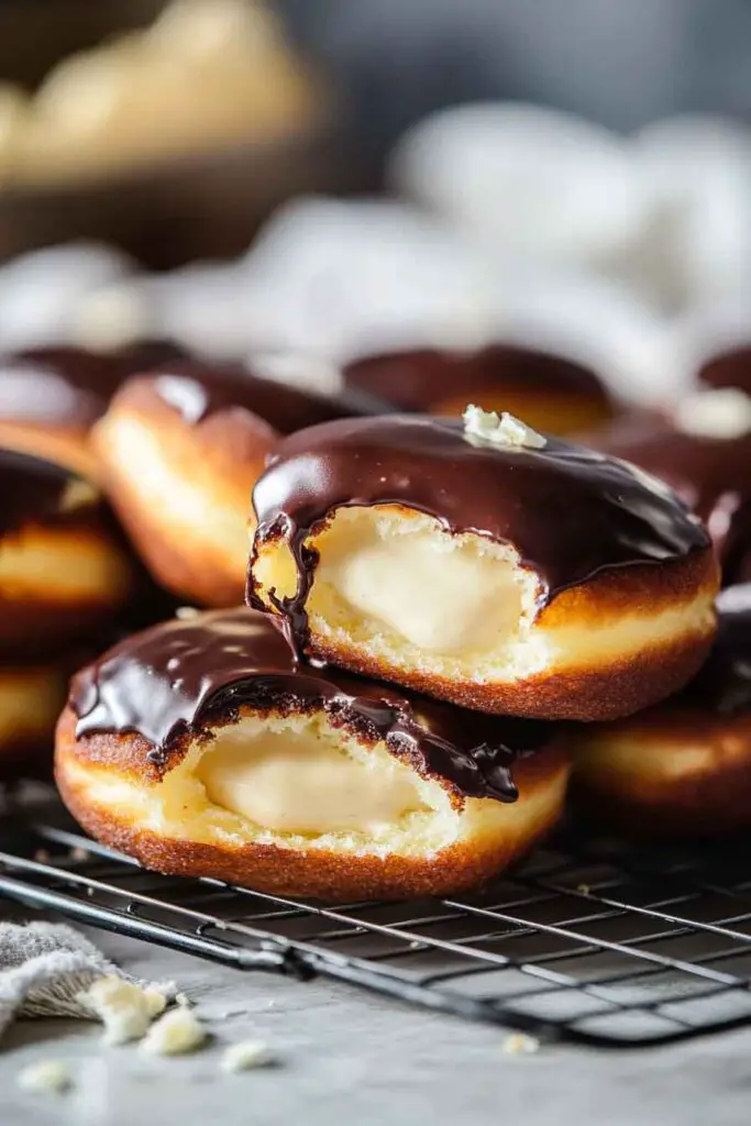 Boston Cream Pie Donuts