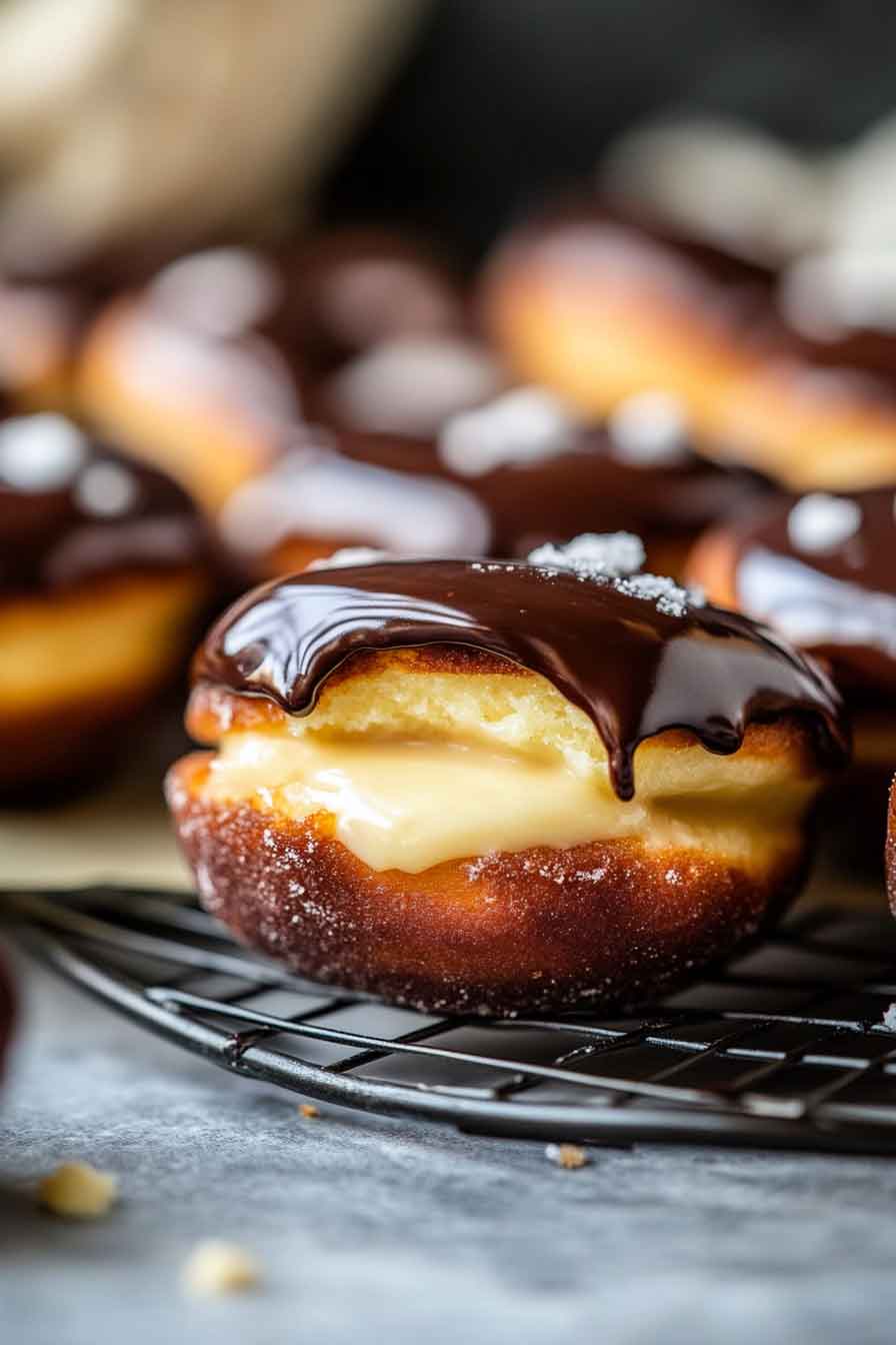 Boston Cream Pie Donuts