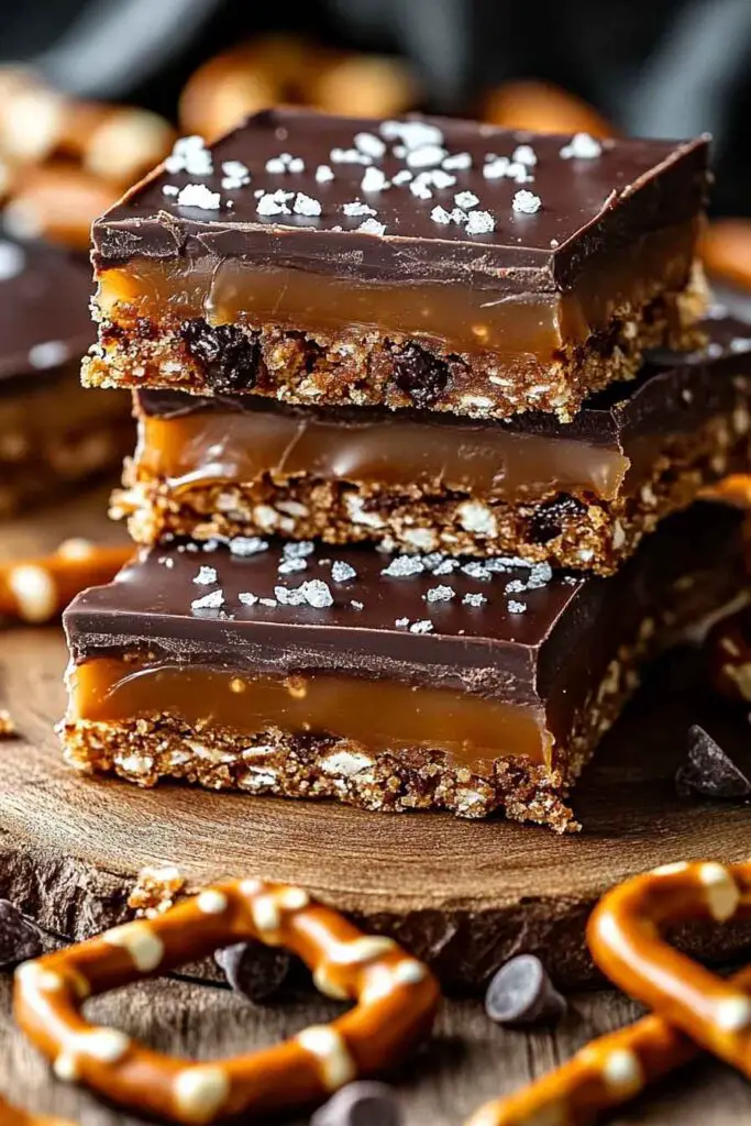 Storing Caramel Pretzel Crack Bars