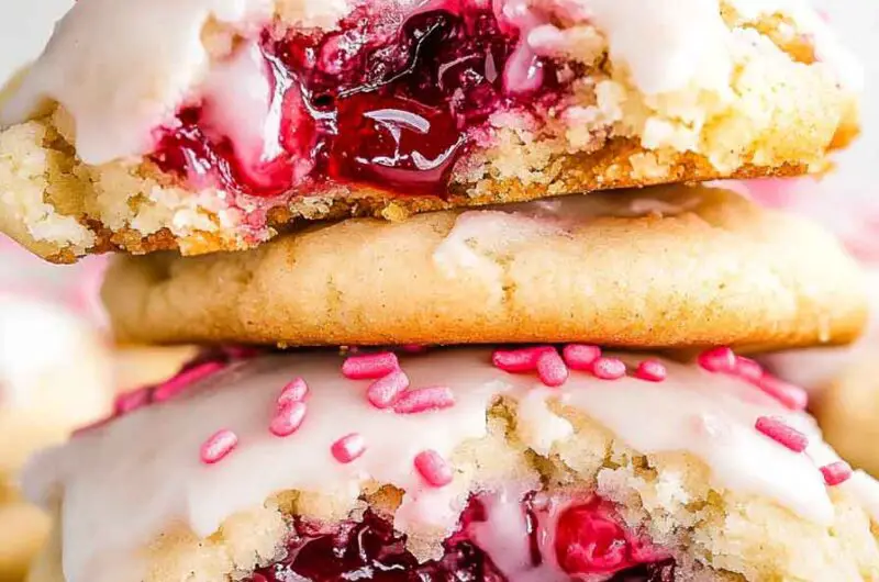 Cherry Pie Stuffed Cookies