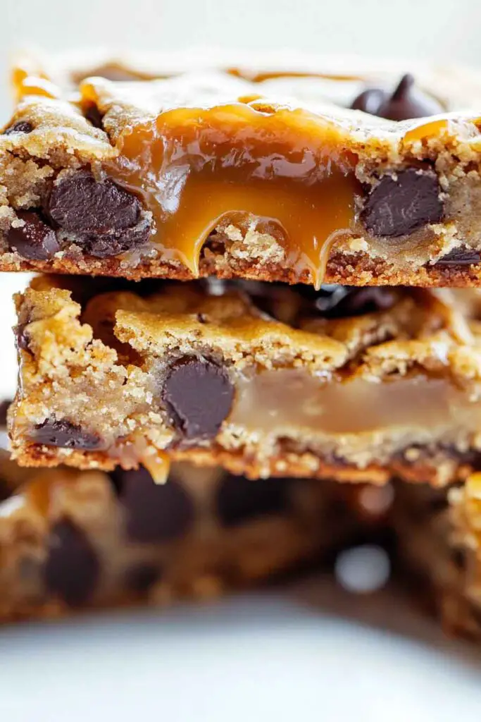 Ingredients for Chocolate Chip Caramel Bars
