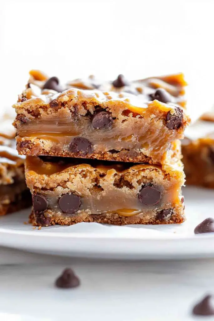 Chocolate Chip Caramel Bars