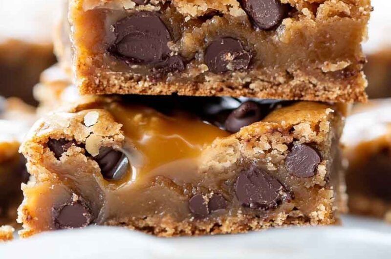 Chocolate Chip Caramel Bars