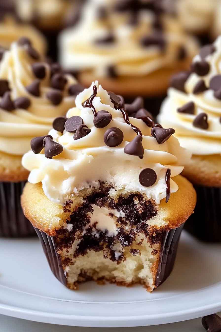 Chocolate Chip Heaven Cupcakes
