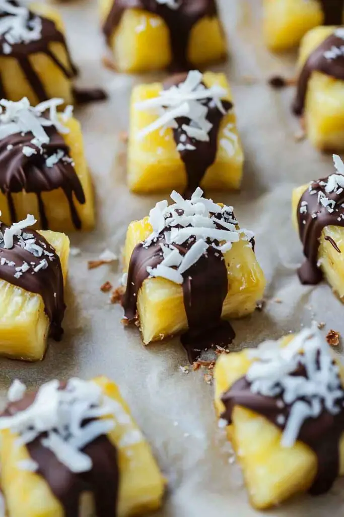 Variations for Chocolate Covered Pineapple Bites