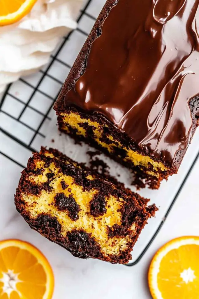 Ingredients for Chocolate Orange Loaf Cake