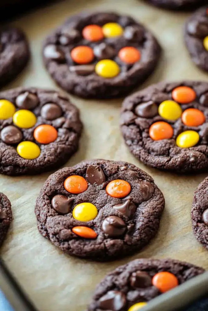 How to Make Chocolate Reese’s Pieces Cookies