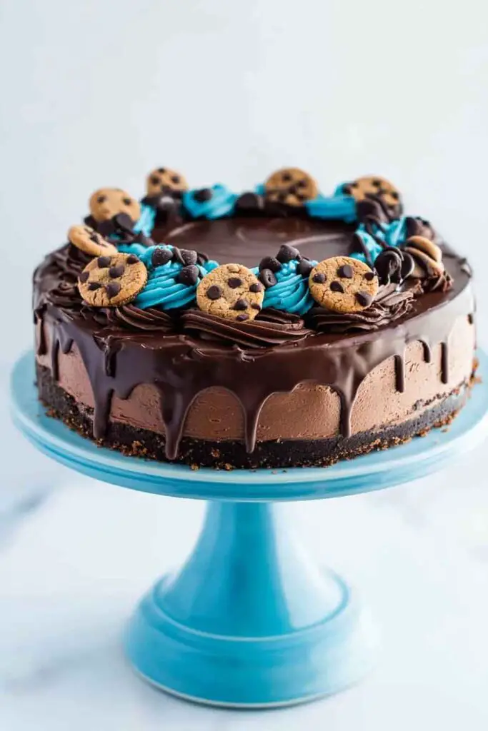 Ingredients for Cookie Monster Cheesecake