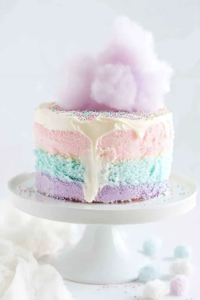 Ingredients for Cotton Candy Cake