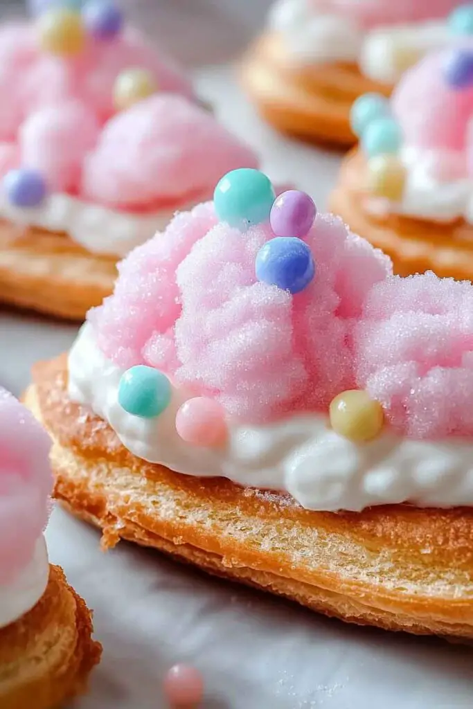 Cotton Candy Cloud Éclairs