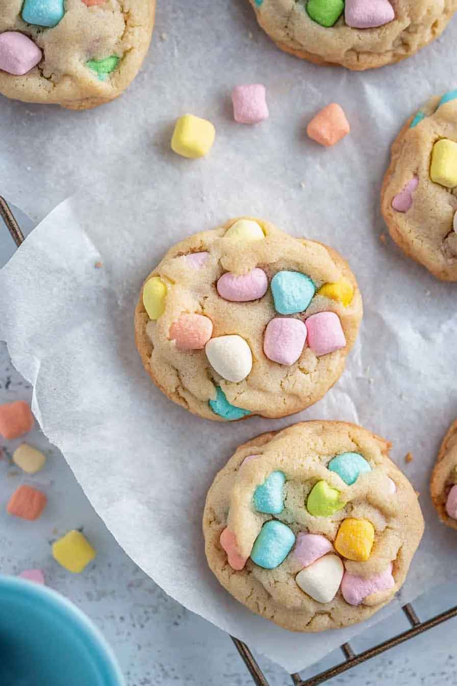 Crumbl Lucky Charms Cookies