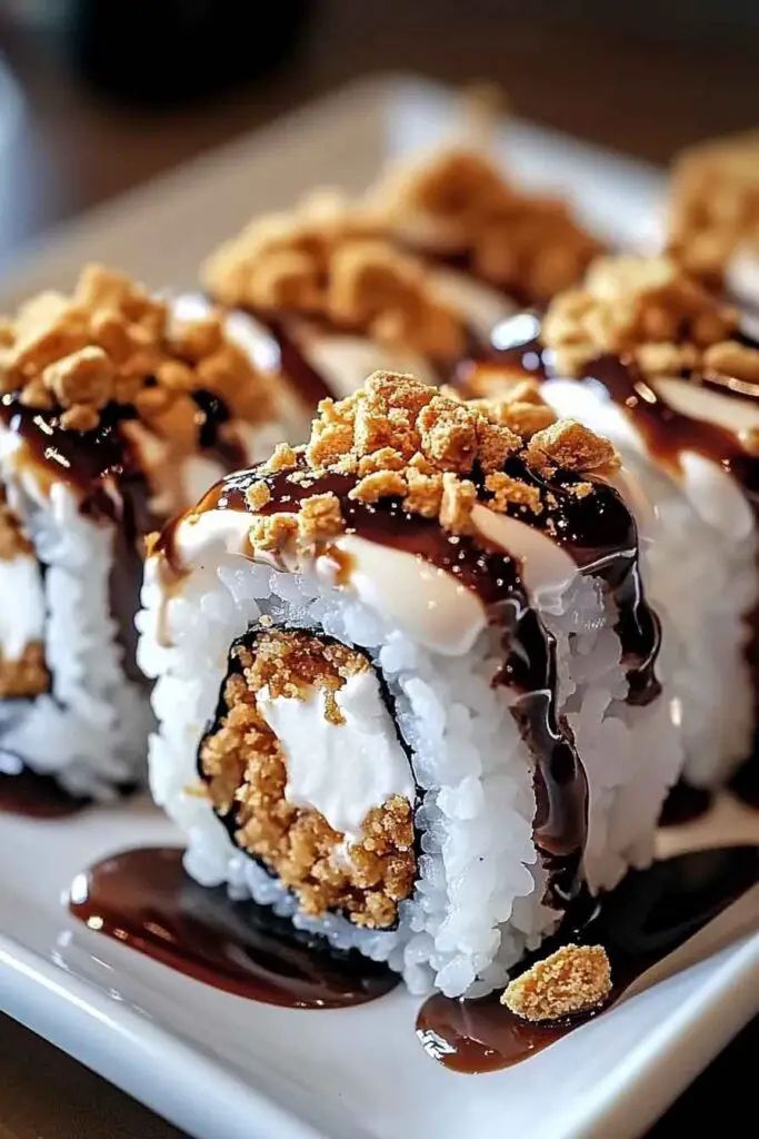 Ingredients for S'mores Sushi Rolls