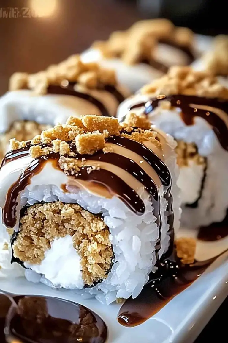 Decadent Smores Sushi Rolls
