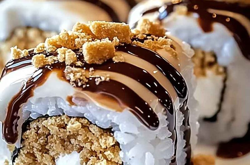Decadent Smores Sushi Rolls