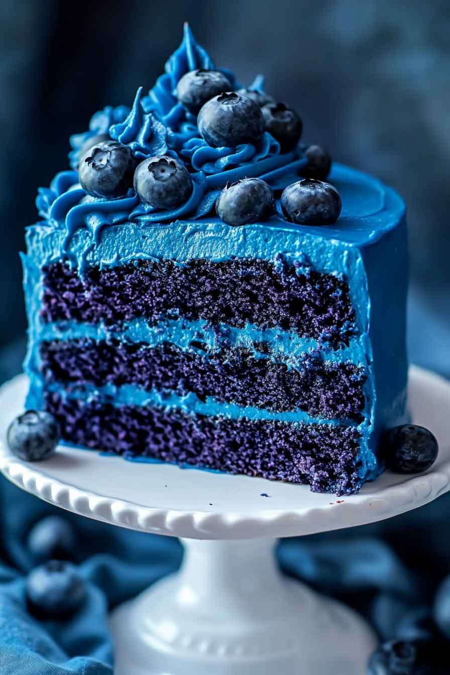Divine Blue Velvet Cake