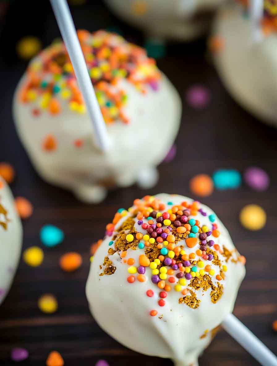 Easy Pumpkin Cake Pops