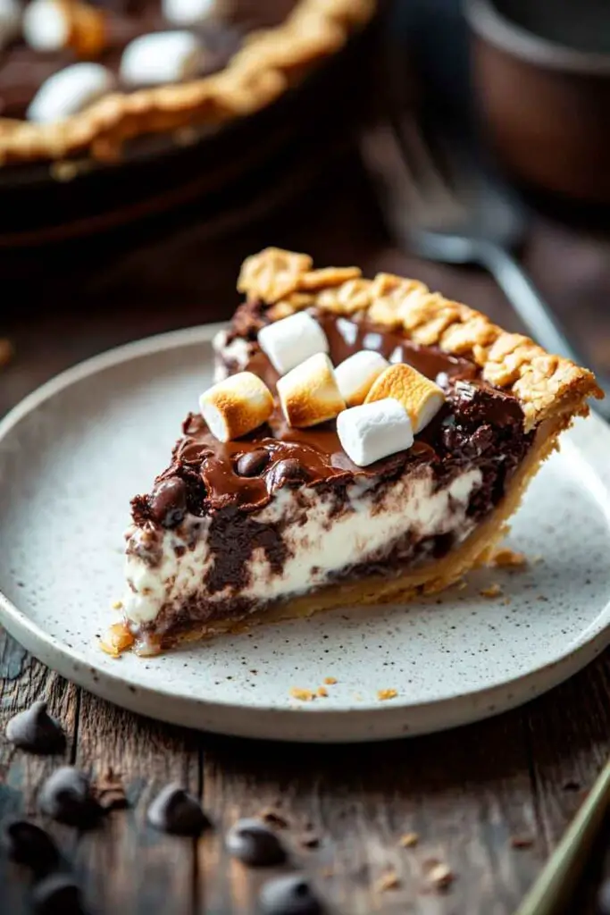 Ingredients for Gooey Chocolate Chip Pie