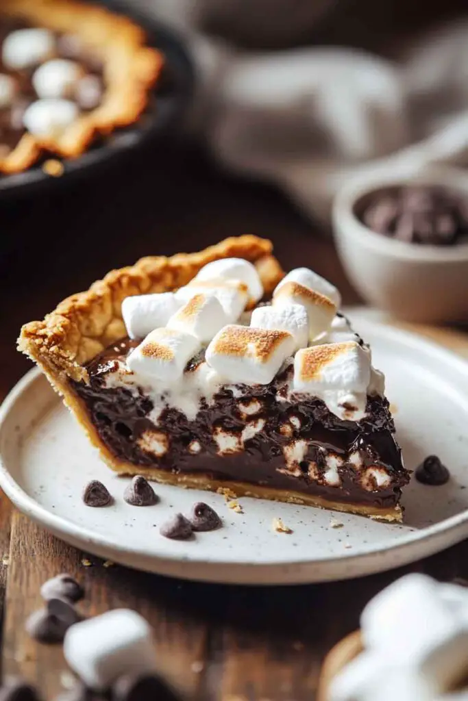 Gooey Chocolate Chip Pie