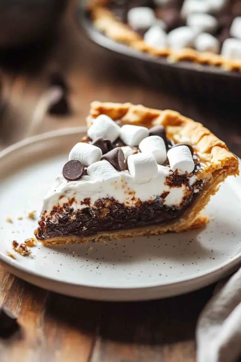 Gooey Chocolate Chip Pie