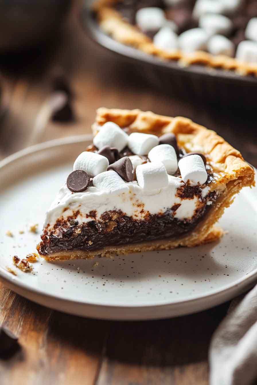 Gooey Chocolate Chip Pie