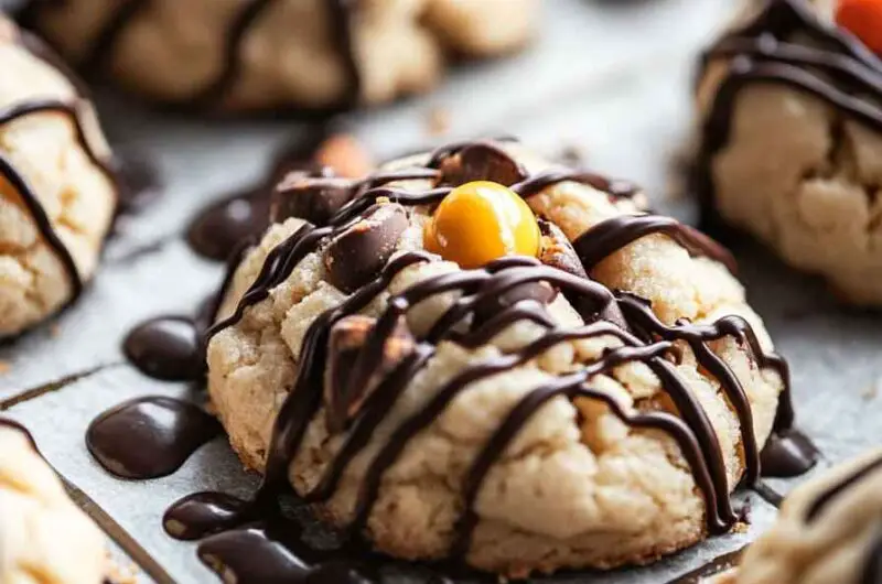 Gooey Reeses Cheesecake Cookies