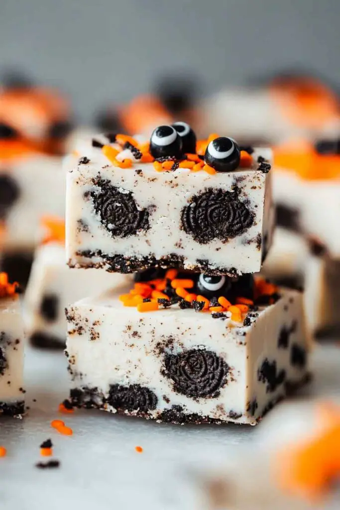 How to Make Halloween Oreo Fudge