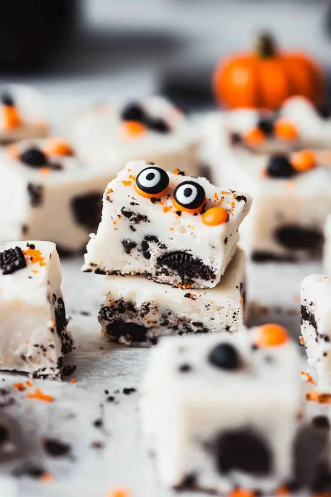Ingredients for Halloween Oreo Fudge