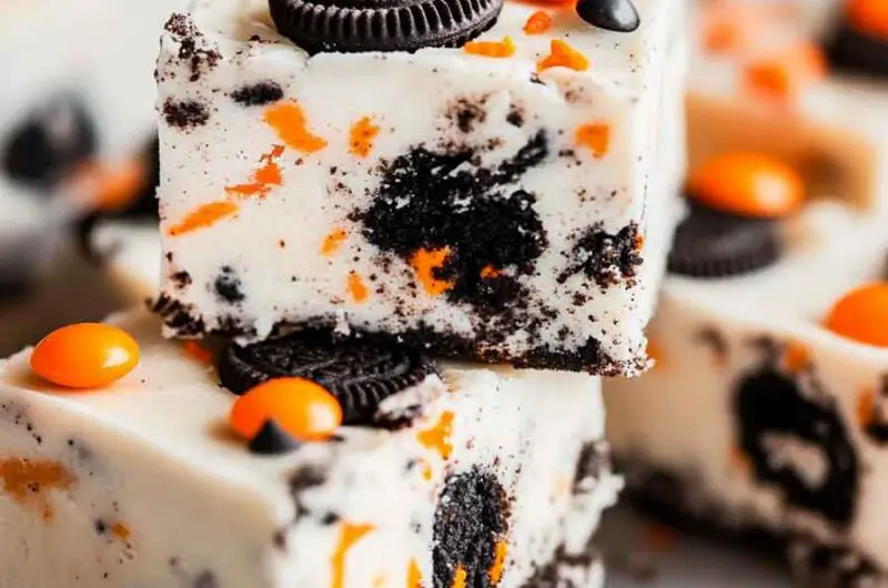 Halloween Oreo Fudge