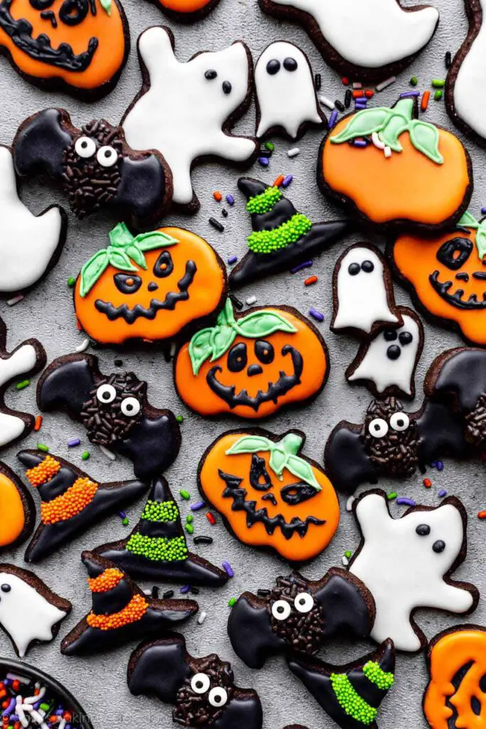 Halloween Chocolate Cookies