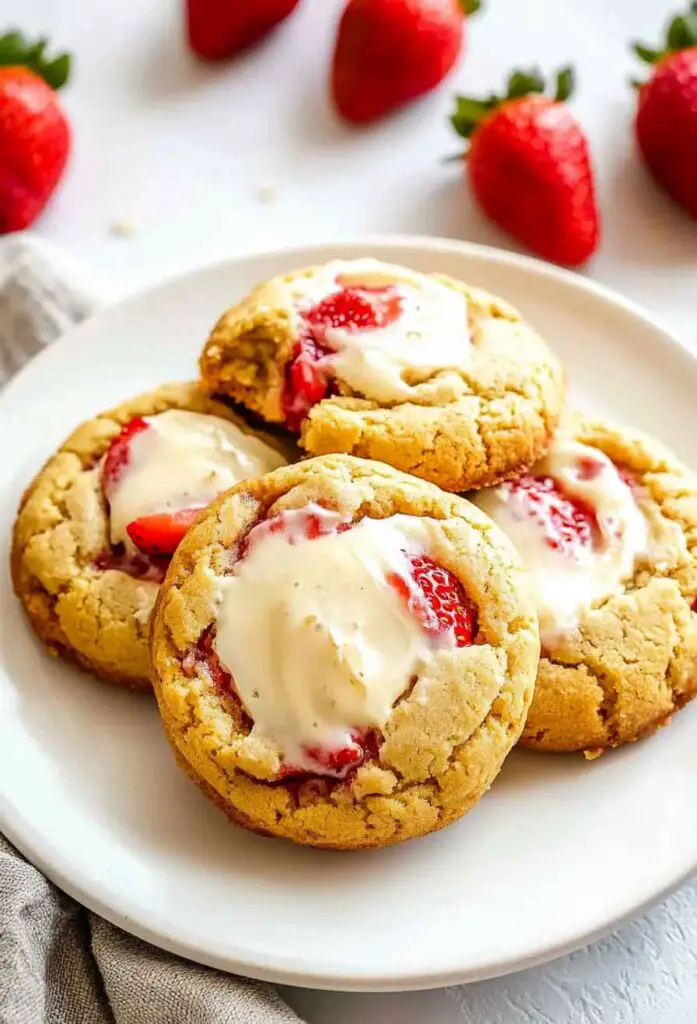 Storing Strawberry Cheesecake Cookies