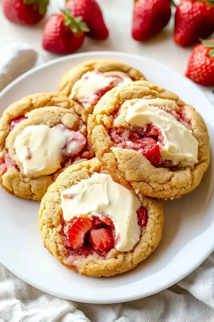 How to Make Strawberry Cheesecake Cookies